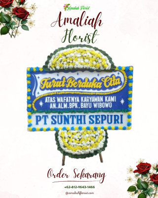 Papan Bunga Duka di Sebatik Timur