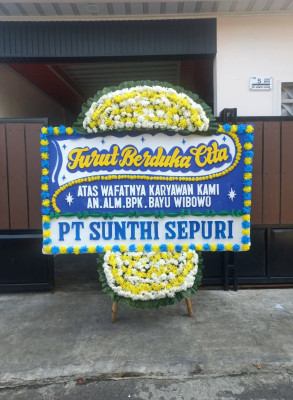 Papan Bunga Duka di Sebatik Timur