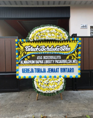 Papan Bunga Duka di Sebatik Timur